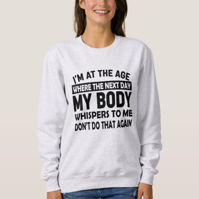 Funny Midlife Women’s Sweatshirt  (Front)
