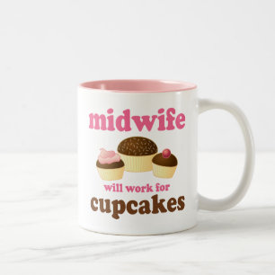 Funny Midwife Two-Tone Coffee Mug