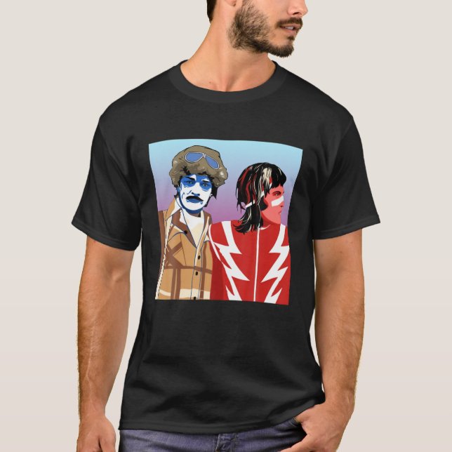 Funny Mightys The Music Classic Arts Boosh Vaporwa T-Shirt (Front)