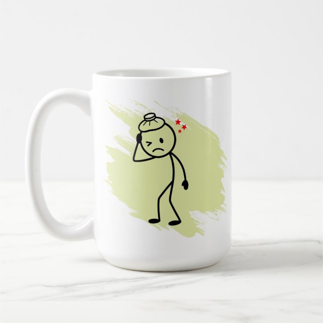Funny Migraine Mode Custom Condition Coffee Mug (Left)