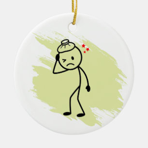 Funny Migraine Mode Custom Condition Ornament