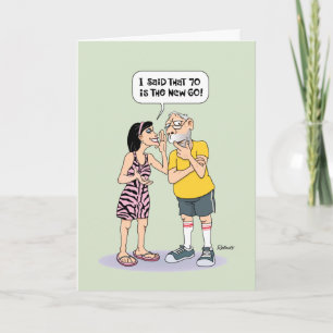 Funny Milestone 70th Birthday Card