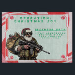 Funny Military/Christmas Santa Cutting Board<br><div class="desc">Never fail</div>