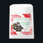 Funny Military/Christmas Santa Favour Bags<br><div class="desc">Never fail</div>