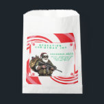 Funny Military/Christmas Santa Favour Bags<br><div class="desc">Never fail</div>