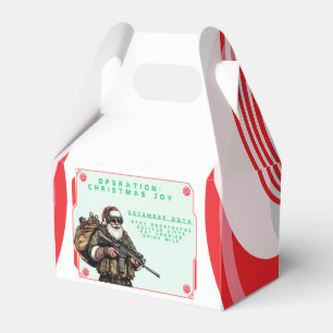 Funny Military Christmas/Santa Favour Box