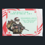 Funny Military/Christmas Santa Pillowcase<br><div class="desc">Never fail</div>