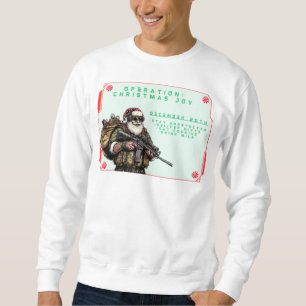 Funny Military/Christmas Santa Sweatshirt