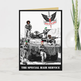 Funny Military Humour Spoof SAS Card