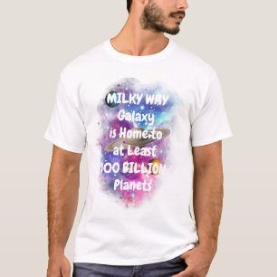 Funny Milky Way Galaxy Cool T-Shirt