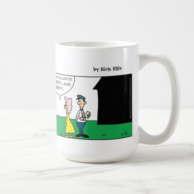 Funny Mime Neighbour Coffee Mug (Right)