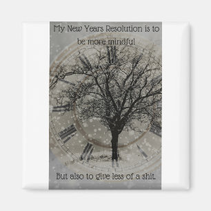 Funny Mindfulness Magnet