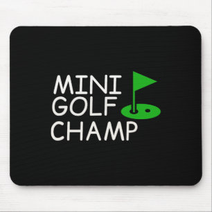 Funny Mini Golf Design Mouse Mat