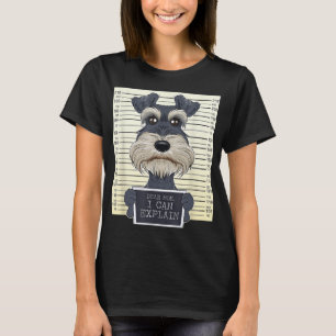 Funny Miniature Schnauzer Mum I Miniature Schnauze T-Shirt