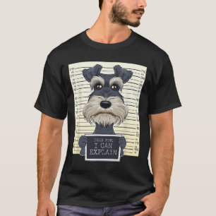 Funny Miniature Schnauzer Mum I Miniature Schnauze T-Shirt