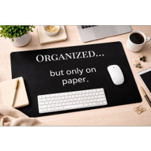 Funny Minimalist Desk Mat Office Humor
