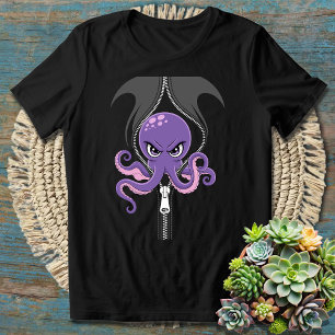 Funny Mischievous Octopus T-Shirt