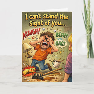 Funny missing you card