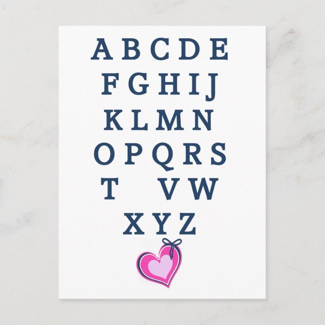 Funny Missing You Postcard (Front)