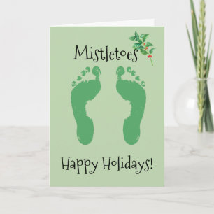 Funny Mistletoes Christmas Holiday