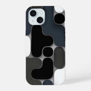 funny mixed shapes iPhone 15 case