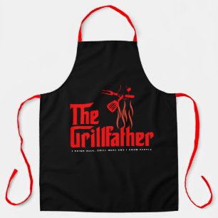 Funny Mob Movie Satire Aprons,  The Grill Father  Apron