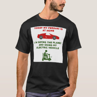 Funny Mobility Scooter Sticker Sticker.png T-Shirt