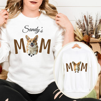 Funny modern cute Pembroke Welsh Corgi dog mama Sweatshirt