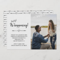 Funny Modern Photo Finally Happening Engagement