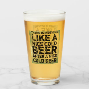 Funny Modern Pint Beer Glass