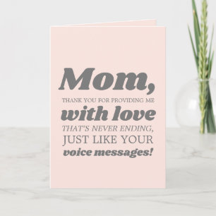 Funny Modern Retro Mothers Day Card
