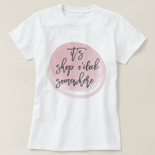Funny Modern Shopping Quote Handwritten Typography T-Shirt