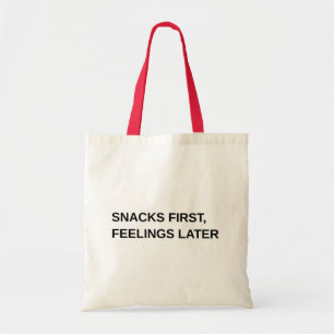 Funny Modern Typography Minimalist Large Tote Bag