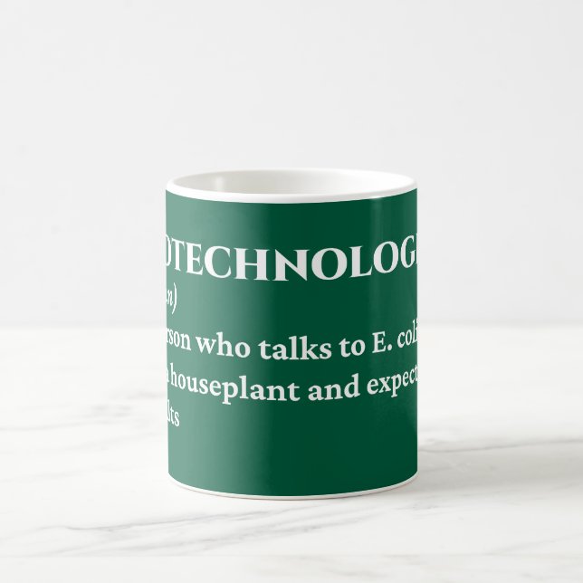 Funny Molecular Biologist Definition Coffee Mug (Center)