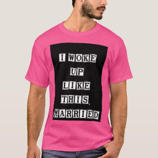 funny mom Honeymoon Shirt I Woke Up Like This marr