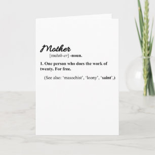 FUNNY MOM QUOTES Happy Mothers Day Mum Cool Mum Card