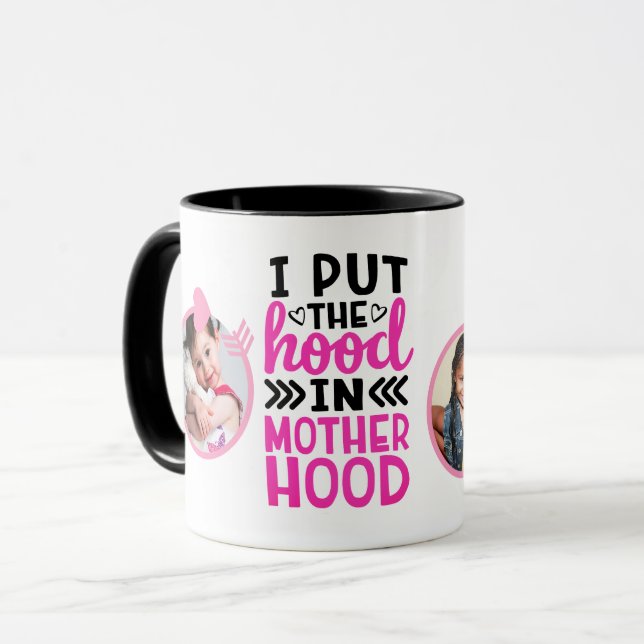 FUNNY MOM QUOTES Photo MUG - Cute Fun Trendy (Front Left)
