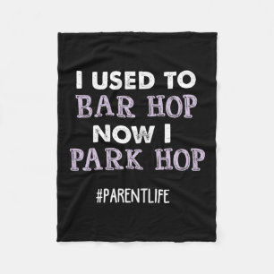 Funny Mom Saying Parent Quote Park Mommy Life New Fleece Blanket