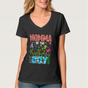 Funny Momma Of The Birthday Boy Sea Animal Lover B T-Shirt