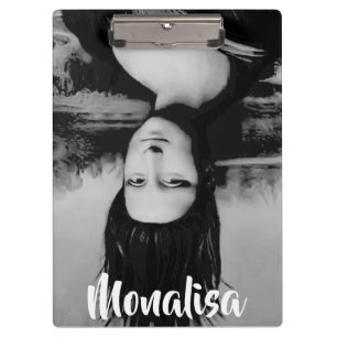 Funny Mona Lisa Parody Art & Mr, Bin Clipboard