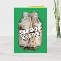 Funny Money For Teen’s Birthday