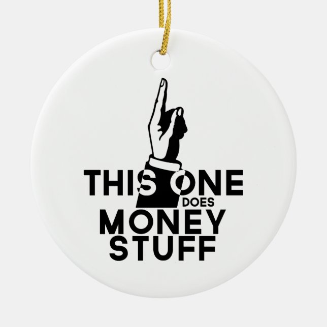 Funny Money Ornament - Vintage This One Does Money (Front)