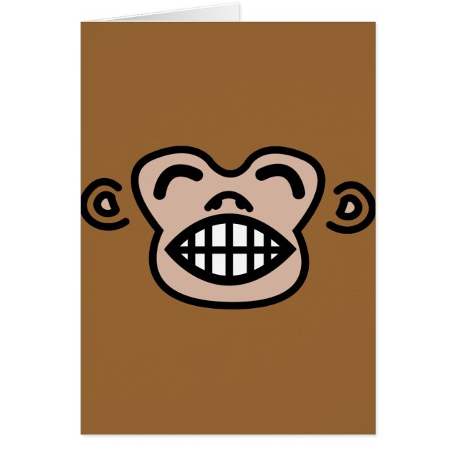 funny monkey. (Front)