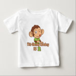 Funny Monkey 2 year old birthday Baby T-Shirt<br><div class="desc">Funny Monkey 2 year old birthday</div>