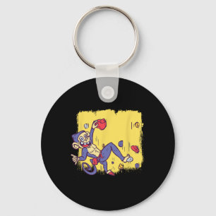 Funny Monkey Bouldering And Rock Climbing Key Ring