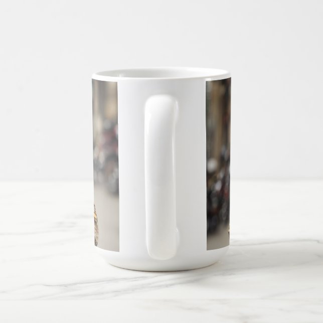 Funny Monkey Cycling Mug: Playful Printed Charm Coffee Mug (Handle)