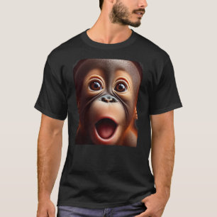 Funny Monkey Face baby orangutan T-Shirt
