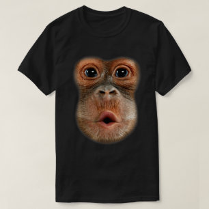 Funny Monkey Face Viral Meme Art T-Shirt
