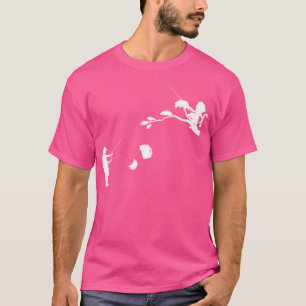 Funny Monkey Fishing Banana Orangutan Monkey Lover T-Shirt