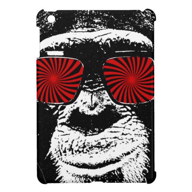 Funny monkey iPad mini case (Back)